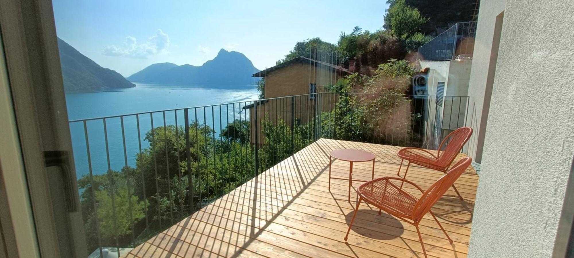 Vista Lago Con Giardino Apartment Lugano Exterior photo